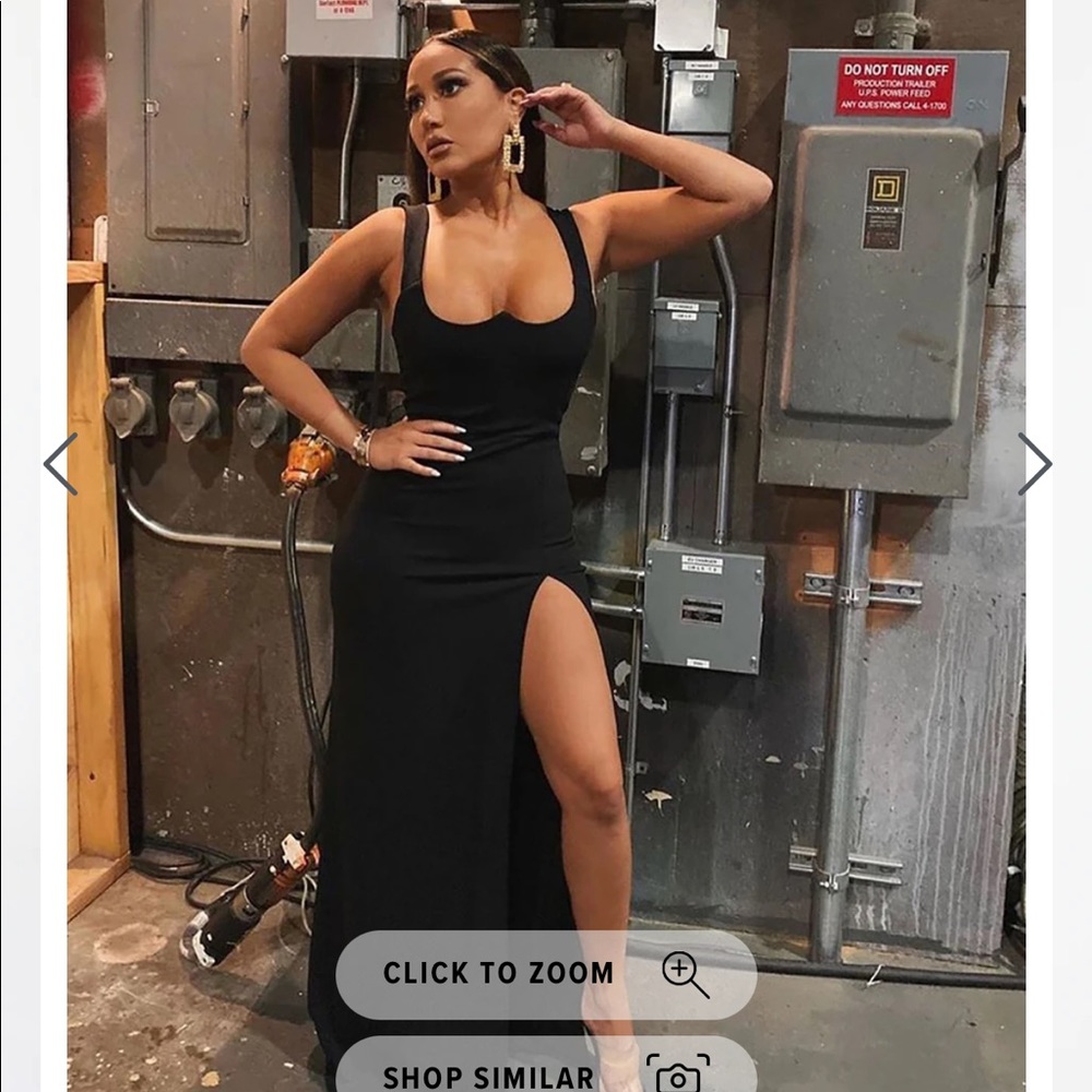 FN | New York gala slit maxi dress